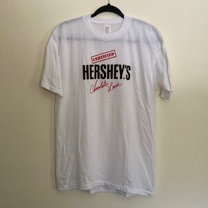 VTG Hershey’s Chocolate Lover Shirt Funny 80s 90s Valentines Day Graphic Tee XL